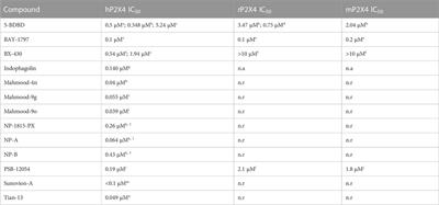 Identification of the molecular determinants of antagonist potency in the allosteric binding pocket of human P2X4